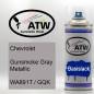 Preview: Chevrolet, Gunsmoke Gray Metallic, WA891T / GQK: 400ml Sprühdose, von ATW Autoteile West.